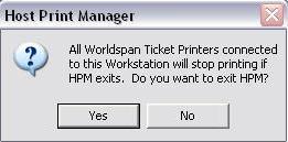 Select the Yes button in the dialog box below. 4. You can gain access to upgrade a previous version of HPM to HPMv7 two ways. a. Enter the URL below in the IE address bar (or click on the link) and skip to step 3.