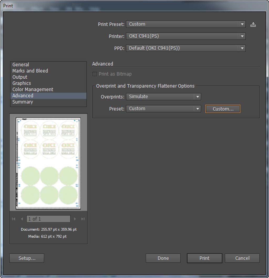 Select the copied object, and set the fill to "SpotColor_White:100%" and the border to "SpotColor_White:0%".