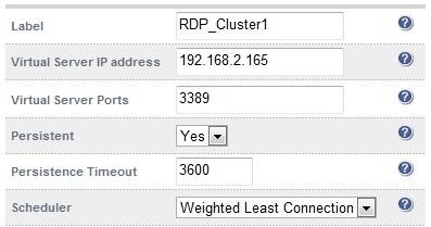 Terminal Services & RDP Layer 4 IP persistence RDP is a TCP based service usually on port 3389.