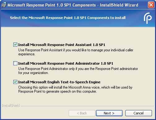 Using Microsoft Response Point Assistant Microsoft Response Point Assistant phone system software is designed to be installed on the computer of each phone user.