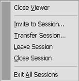 Get Feedback Step 1: Complete Session, End Connection & Request Feedback 1. From your Chat box, select Session, and then select either Close Session or Exit All Sessions.
