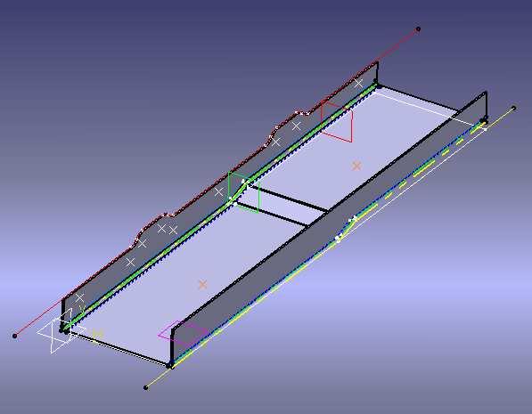 Select Exact Type Support Geometry: select Reference YZ plane Check Flange Material Direction and Flange Base Feature Direction arrows are pointing the first flange Select EOP tab Select Element FD