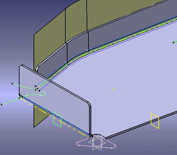 Select Length From OML type Length: enter 20mm Select Sides and Corners tab Select Standard for Side 1 and Side 2 Enter 3mm for Corners 1 and 2 radius