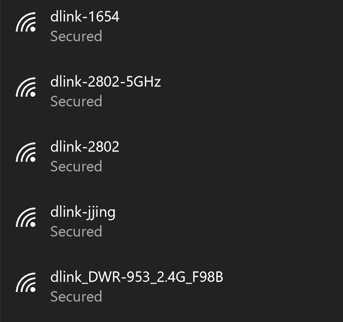 Section 4 - Connecting to a Wireless Network Windows 10 When connecting to the DIR-819 wirelessly for the first time, you will need to input the wireless network name (SSID) and Wi- Fi password