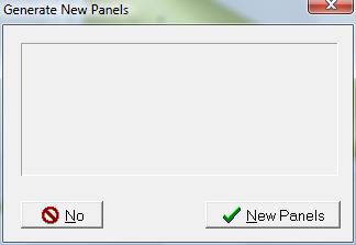If you click No, the panels on the nesting window (if any) will not change.