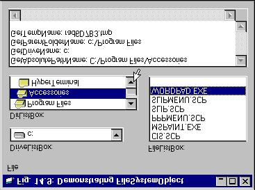 CHAPTER 14 SEQUENTIAL FILES 9 GUI after the user selects Delete Folder from the File menu and enters c:\program files\accessories\a FOLDER. Fig. 14.9 Using a FileSystemObject (part 4 of 4).