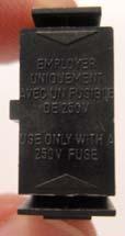 Fuse type: 20 x 5mm T 1 amp L fuse! If the fuse should fail, it is essential that it is replaced with one of the same type and rating.