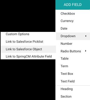 Creating the Dropdown Creating the dropdown works much like defining a table mapped to