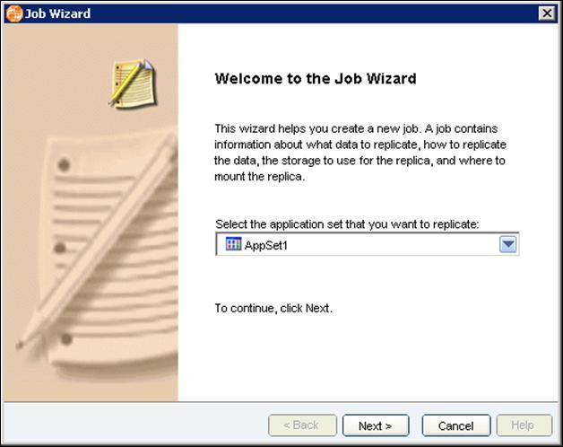 SharePoint Data Replication Using VNXe Figure 52. Job Wizard 2. Click Next. The Job Name and Settings page appears. 3. Specify the name of the job and select replication options: a.