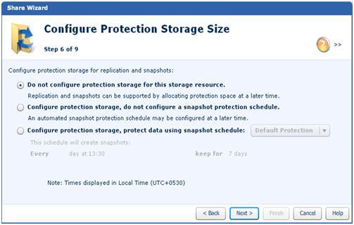 11. Type a name for the share. Protect SharePoint Data through Farm Backup The users access the shared folder that is on the network to access the data. 12. Click Next.