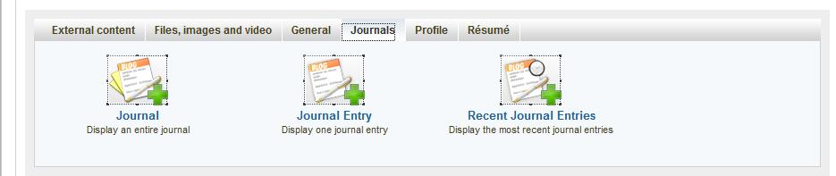Adding all or part of a Journal to a Mahara page From your home page in Mahara, choose the Portfolio tab and then Create Page or Edit an existing page.