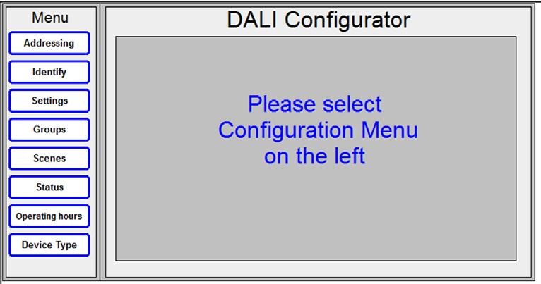 Description of the Configuration Interface 9 7 Description of the Configuration Interface 7.
