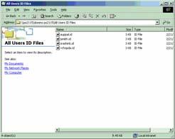 Figure 10: Copy of ID file on Remote Machine Step 2: The Administrator then sends a mail (with the user s ID file and password) to the User s Manager.