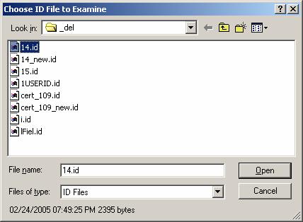 Figure 13: Configuration TAB of Domino Administrator Step 2: Select the ID file on which you want to change the