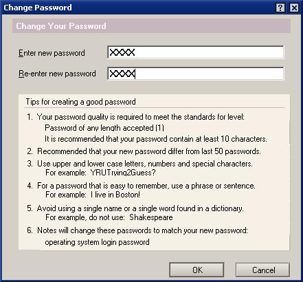 password for the user s ID file and press the OK button.