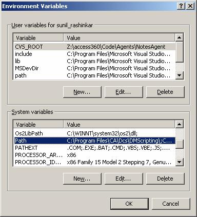 STEP 5: Click on Environment Variables button in the above dialog and select the Path variable.