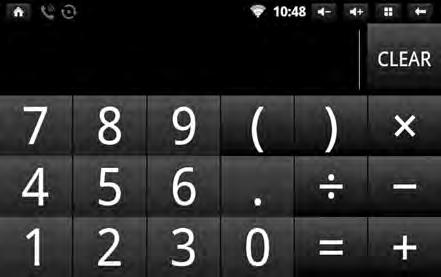 5.3.4. Calculator Only the four fundamental arithmetic operations are provided Calculator 5.