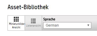 Launching the campaign Link the asset to an emailing 1. Select the correct country-language setup.