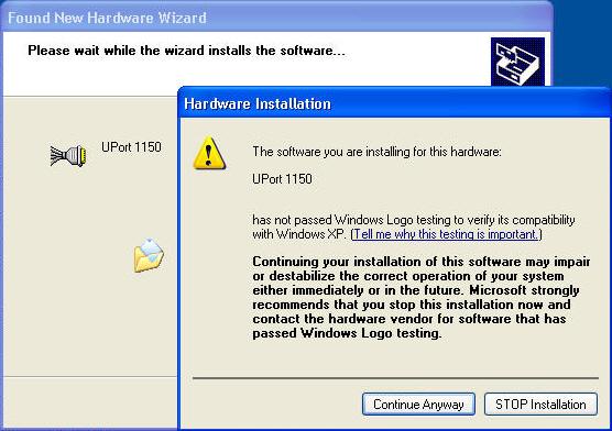 3. On the next window that appears, select Install the software automatically (Recommended); then click Next. 4. The installation wizard will search for the correct drivers.