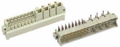 Specific features of the product range The design of the har-bus 64 allows mating of any combinations of the 5 or 3 row standard connectors.