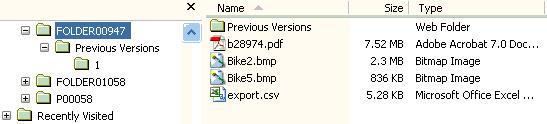 Agile Drive User Guide Agile Drive displays these versions as numbered folders under Previous Versions Folder in the 'versioned' Agile Object, with Version Number 1 being the oldest/earliest version