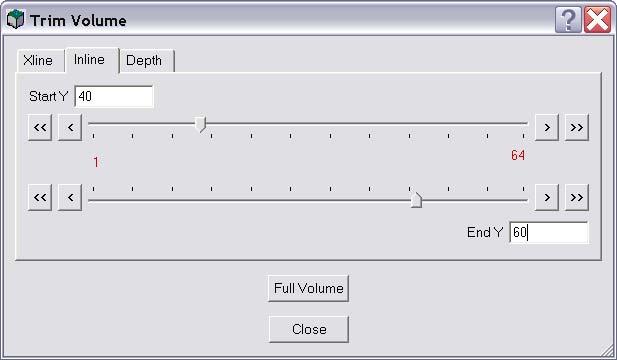 Then select the Depth tab and, instead of typing values, we will use the slider.