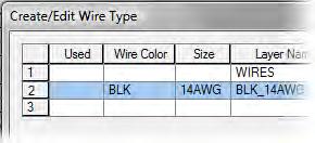 3. On the Schematic tab, Edit Wires/Wire Numbers panel, click Create/Edit Wire Type. 6.