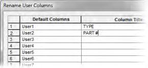 Rename Wire Type User Columns 1. If the Project Manager is not displayed, on the Project tab, Project Tools panel, click Manager. 2.