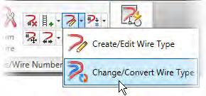 In the Change/Convert Wire Type dialog box, select 2.5_mm^THHN-RD. Click OK. 9.