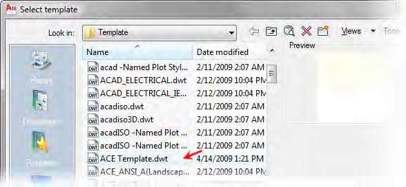 Store the DWT files that you create at the location that is specified under Template Settings in the Options dialog box.