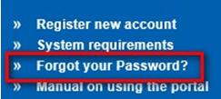 The password you have chosen is now valid and must be used when you log in again in the future, so make sure you memorize it well.