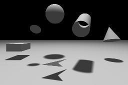Spherical Light Sources Shadows from spherical light sources are handled as follows.