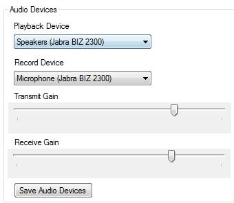 7.4. Configure the audio device for Softphone 1. The headset must be configured and connected first as shown in Section 8. 2. On the Agent Desktop Top bar menu, click Audio Settings. 3.