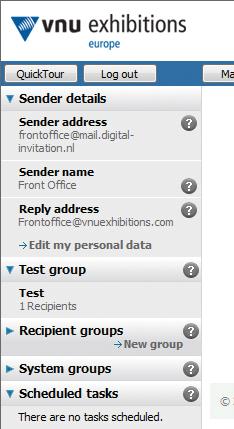 Uploading email addresses in Recipient groups Uploading your email