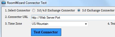 Test Connection Using Connector Test Tool 1. Use the URL for the server that the Connector is installed on in Connector URL, including website port. 2. Choose your Time Zone. 3.