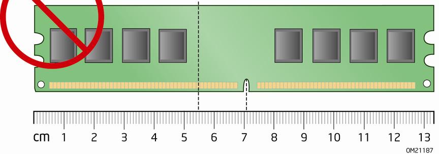 have the correct DIMM, place it on the illustration of the DDR3 DIMM in