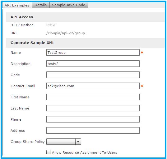 From the UCSD Server drop-down list, choose Cisco UCS Director on which the API is targeted at and click Execute REST