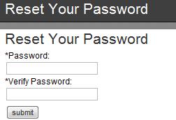 You can create a new password by clicking a link in