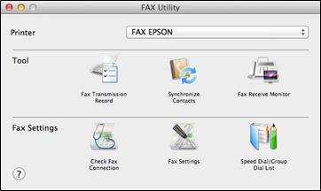 Setting Up Speed/Group Dial Lists Using the Fax Utility - OS X You can set up your speed dial and group dial lists using the FAX Utility.