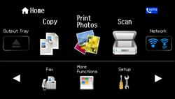 Note: If you run out of paper during fax printing, load more paper and press the button indicated on your product's LCD screen to continue.