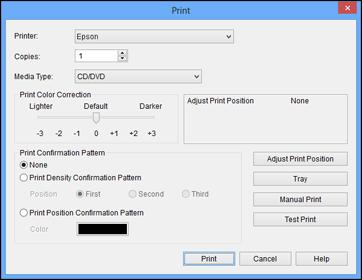 You see a screen like this: 2. Make sure your product is selected as the Printer setting. 3.