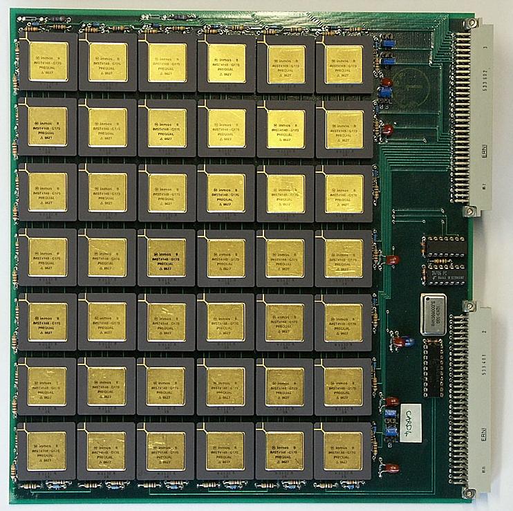 Inmos Transputer B0042 2D array 10 boards 420 cpu s 30