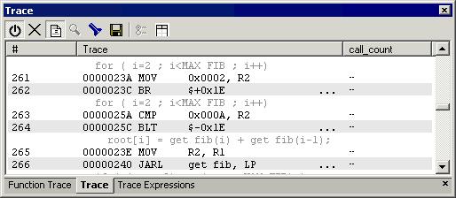 Simulator-specific debugging The Trace Stop breakpoint dialog box appears. Figure 58: Trace Stop breakpoints dialog box When the breakpoint is triggered the trace system is stopped.