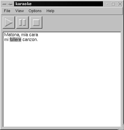 Figure 8: The playback software