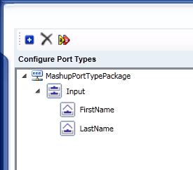 Create the required structure depends on our requirement, as follows: (a) To add a port type, select the root node and then click +.