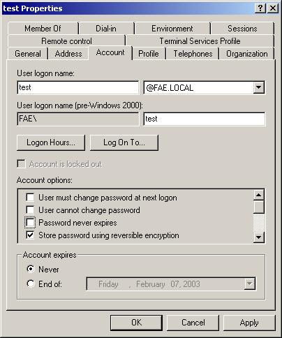 Right-click on the user that you are granting access, and select