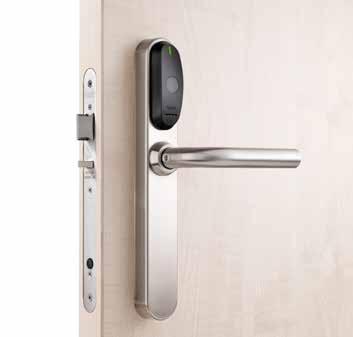 SALTO SYSTEMS product brochure XS4 Networked Electronic Escutcheons for European Mortise Locks XS4 E40 Narrow body version The XS4-40 narrow body version is specially designed to fit most Euro
