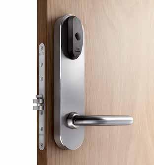 SALTO SYSTEMS product brochure XS4 Networked Electronic Escutcheons for Scandinavian Mortise Locks XS4 S40 Narrow body version The XS4-40 Scandinavian narrow body version is specially designed to fit