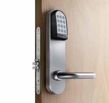 XS4 RFID WIRE-FREE system NETWORKED Networked LOCKING Electronic SOLUTIONS Escutcheons XS4 S60K Scandinavian Key Pad The XS4 electronic Scandinavian lock with keypad increases security and control as