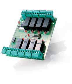 XS4 RFID system DOOR CONTROLLERS EB5008 SALTO multi relay output control board The EB5008 is a device which, when connected to CU5000, CU50EN or CU50ENSVN door controllers, provides the option to